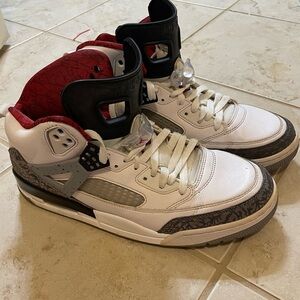 Nike AirJordan Retro Spizike White Cement HighTop Sneakers Basketball Size 11
